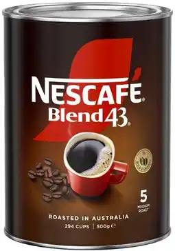 Coles Nescafé Blend 43 500g offer