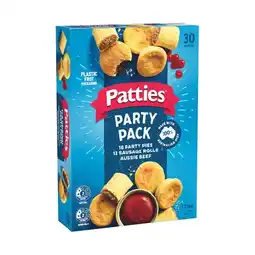 Woolworths Patties Party Pack or Combo Mini Pack offer