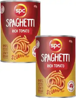 Coles SPC Spaghetti 420g offer