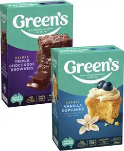 Coles Green's Deluxe Baking Mix 380g-630g offer