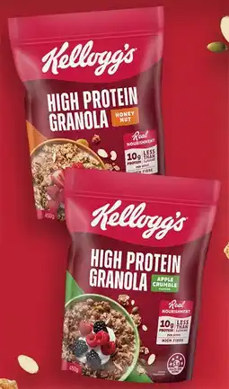 Coles Kellogg's High Protein Granola 450g offer