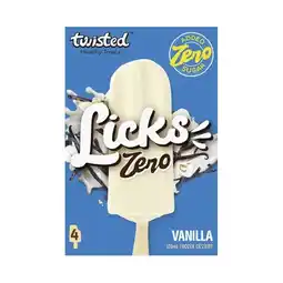 Woolworths Twisted Licks Frozen Dessert Sticks offer