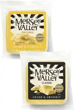 Coles Mersey Valley Cheese 235g offer