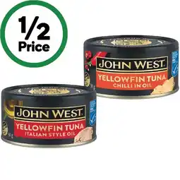 Woolworths John West Yellowfin Tuna offer
