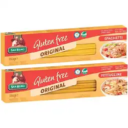 Woolworths San Remo Gluten Free Pasta offer