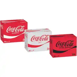 Woolworths Coca-Cola Classic, Diet or Zero Sugar Soft Drink Varieties offer