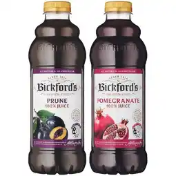 Woolworths Bickford’s Juice 1 Litre – Excludes Cranberry Juice offer