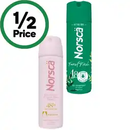 Woolworths Norsca Antiperspirant Deodorant offer