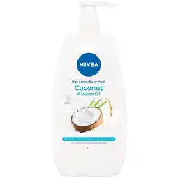 Woolworths Nivea Shower Cream 1 Litre offer