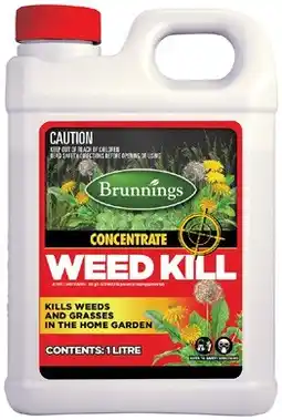 Coles Brunnings Concentrate Weed Kill 1 Litre offer