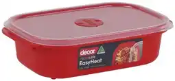 Coles Décor Microsafe Easy Heat Container 900mL offer