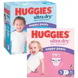 Woolworths Huggies Ultra Dry Nappy Pants offer