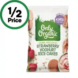 Woolworths Only Organic Yoghurt Rice Cakes offer