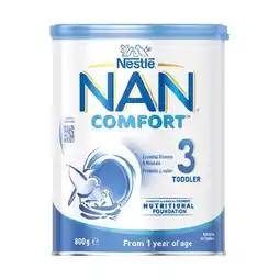 Woolworths Nestlé NAN Comfort Stage 3 Toddler Formula 800g offer