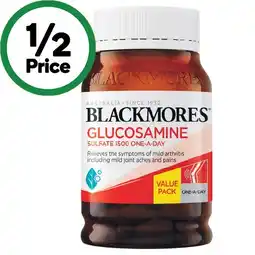 Woolworths Blackmores Glucosamine Sulfate 1500mg Tablets Pk 150 offer