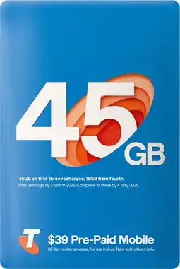 Coles Telstra $39 SIM Kit offer
