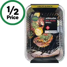 Woolworths Armada Foil Trays Small Pk 10 offer