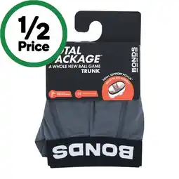 Woolworths Bonds Men’s Total Package Trunk Pk 1 offer
