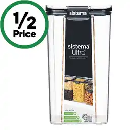 Woolworths Sistema Ultra Tritan Container 1.3 Litre offer