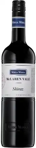 Coles Wirra Wirra McLaren Vale Vineyards Shiraz 750mL offer