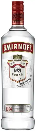 Coles Smirnoff Red Vodka 1 Litre offer