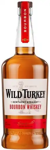 Coles Wild Turkey Kentucky Straight Bourbon Whiskey 1 Litre offer