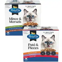 Woolworths Fussy Cat Wet Cat Food 80g Pk 12 offer