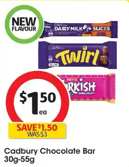 Coles Cadbury chocolate bar offer