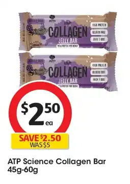 Coles Atp science collagen bar offer