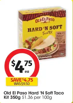 Coles Old el paso hard 'n soft taco kit offer