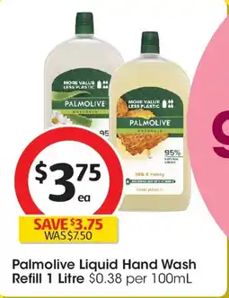 Coles Palmolive liquid hand wash refill offer