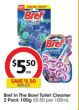 Coles Bref In The Bowl Toilet Cleaner offer