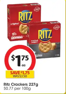 Coles Ritz crackers offer