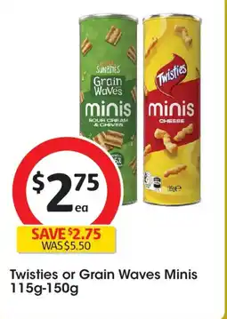 Coles Twisties or grain waves minis offer