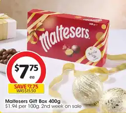 Coles Maltesers gift box offer