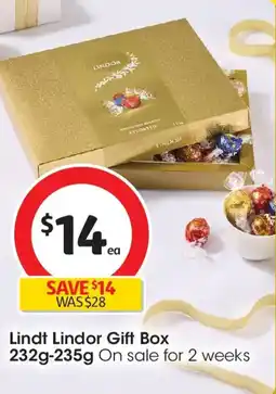 Coles Lindt lindor gift box offer