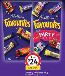 Coles Cadbury favourites offer