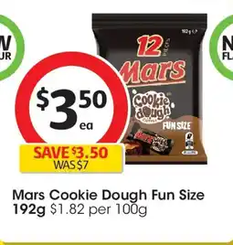 Coles Mars cookie dough fun offer