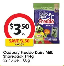 Coles Cadbury freddo dairy milk sharepack offer