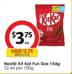 Coles Nestlé kit kat fun offer