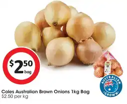 Coles Coles australian brown onions offer