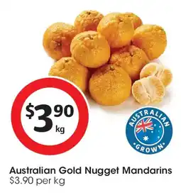 Coles Australian gold nugget mandarins offer