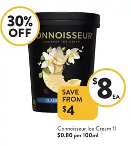 Foodworks Connoisseur Ice Cream offer