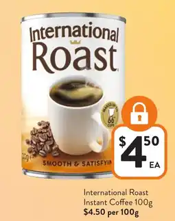 Foodworks International Roast Instant Coffee offer