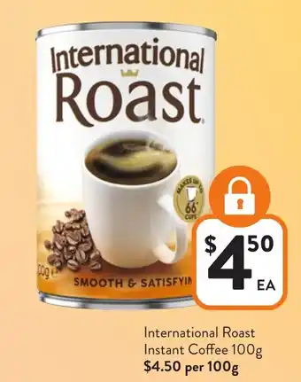 Foodworks International Roast Instant Coffee offer