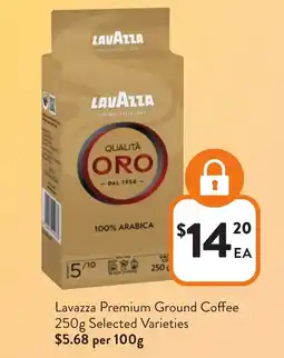 Foodworks Lavazza Premium Ground Coffee Selected Varieties offer