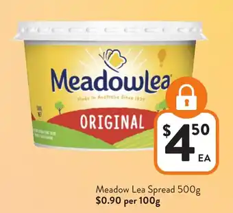 Foodworks Meadow Lea Spread offer