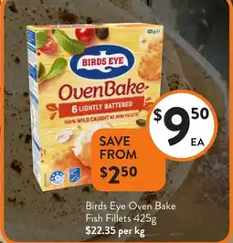 Foodworks Birds Eye Oven Bake Fish Fillets offer