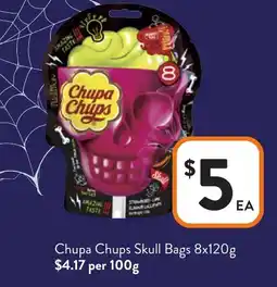 Foodworks Chupa Chups Skull Bags offer