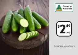 Foodworks Lebanese Cucumbers offer